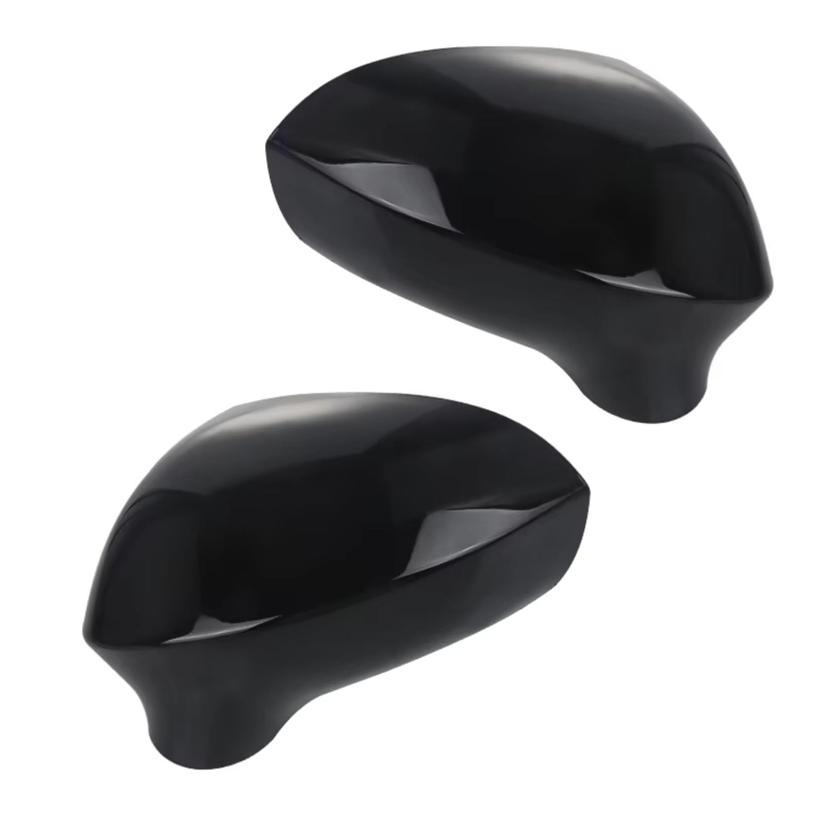 Kompatibel Mit Seat Für Ibiza 2008 2009 2010 2011 2012 2013 2014 2015 2016 2017, 2-teilige Spiegelabdeckungen Aus ABS-Kunststoff Im Fledermaus-Stil(1pair White) von EDPOAQC