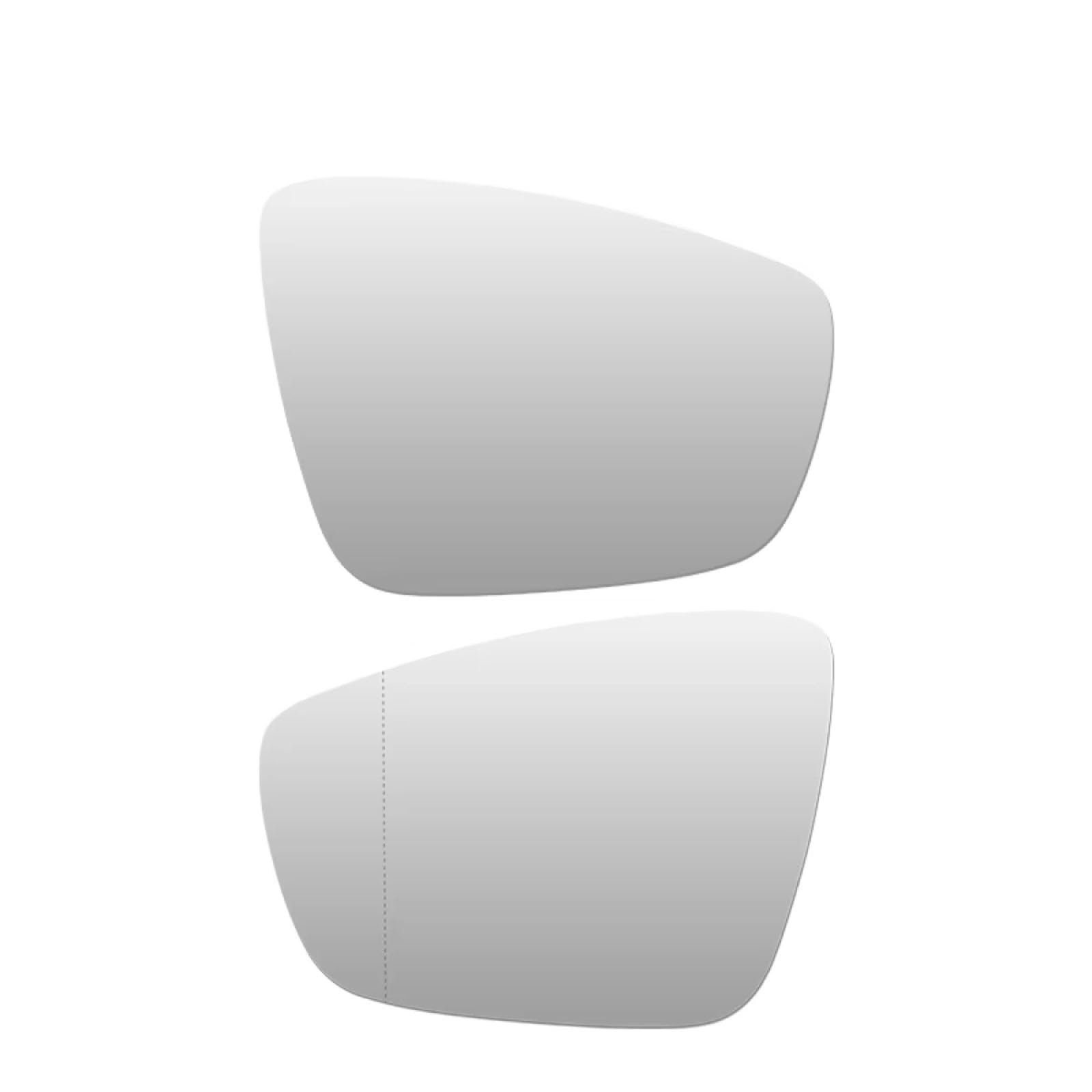 Kompatibel Mit VW Für Polo 2010 2011 2012 2013 2014 2015 2016 2017 Auto Links Rechts Seitenflügel Beheiztes Spiegelglas Konvexe Linsenbrille(2pcs Left Right) von EDPOAQC