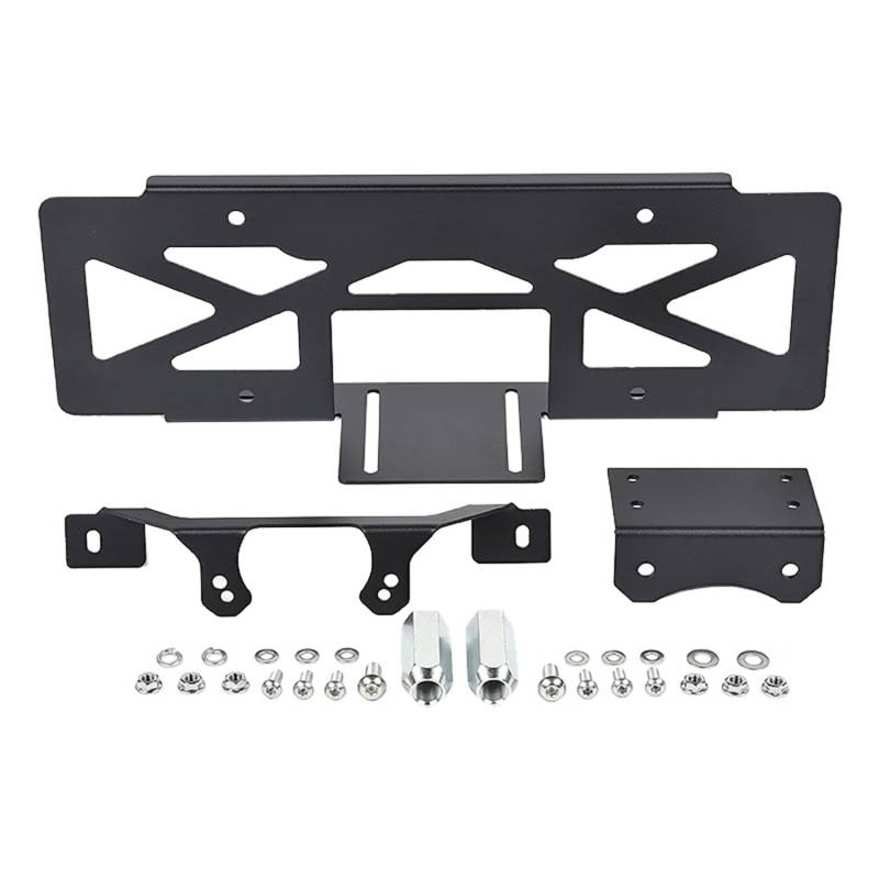EDSARS Kennzeichenhalter Auto hinten Reserverad Metall Kennzeichenhalterung Halter für Jeep Wrangler JL 2018-2023,Style A von EDSARS