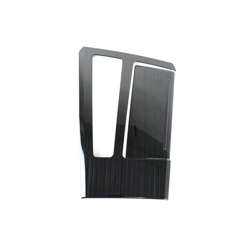 EDSXWUN Aufkleber Getriebeabdeckung Kompatibel Mit A6 C8 2019 2020 2021 2022 1 Stück Linke Edelstahl-Mittelkonsole Schalttafel-Dekorationsabdeckung(Black) von EDSXWUN