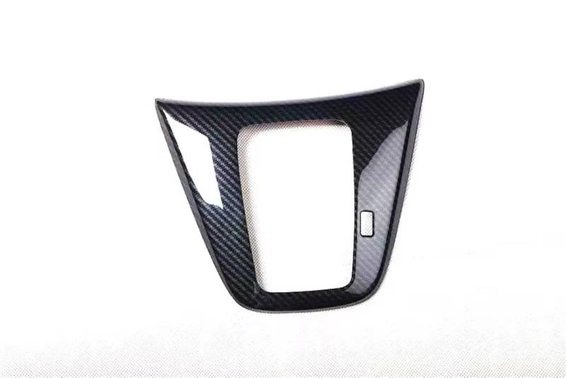 EDSXWUN Aufkleber Getriebeabdeckung Kompatibel Mit CRV 2012 2013 2014 2 Stück Auto-Dekorationsaufkleber Imitation Carbonfaser-Lenkrad-Air-Center-Konsolenpanel(Gear) von EDSXWUN
