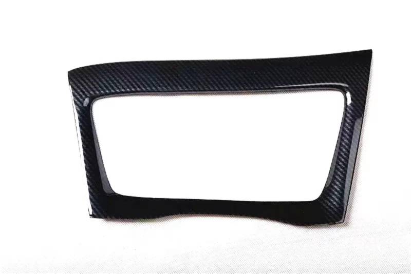 EDSXWUN Aufkleber Getriebeabdeckung Kompatibel Mit CRV 2012 2013 2014 2 Stück Auto-Dekorationsaufkleber Imitation Carbonfaser-Lenkrad-Air-Center-Konsolenpanel(Navigation) von EDSXWUN