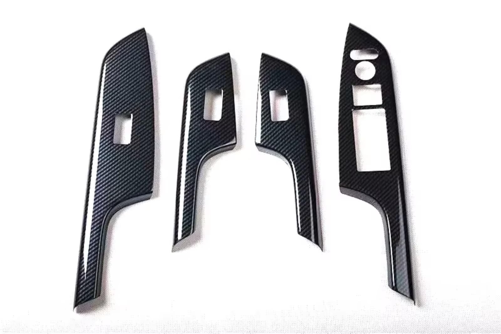 EDSXWUN Aufkleber Getriebeabdeckung Kompatibel Mit CRV 2012 2013 2014 2 Stück Auto-Dekorationsaufkleber Imitation Carbonfaser-Lenkrad-Air-Center-Konsolenpanel(Windows) von EDSXWUN
