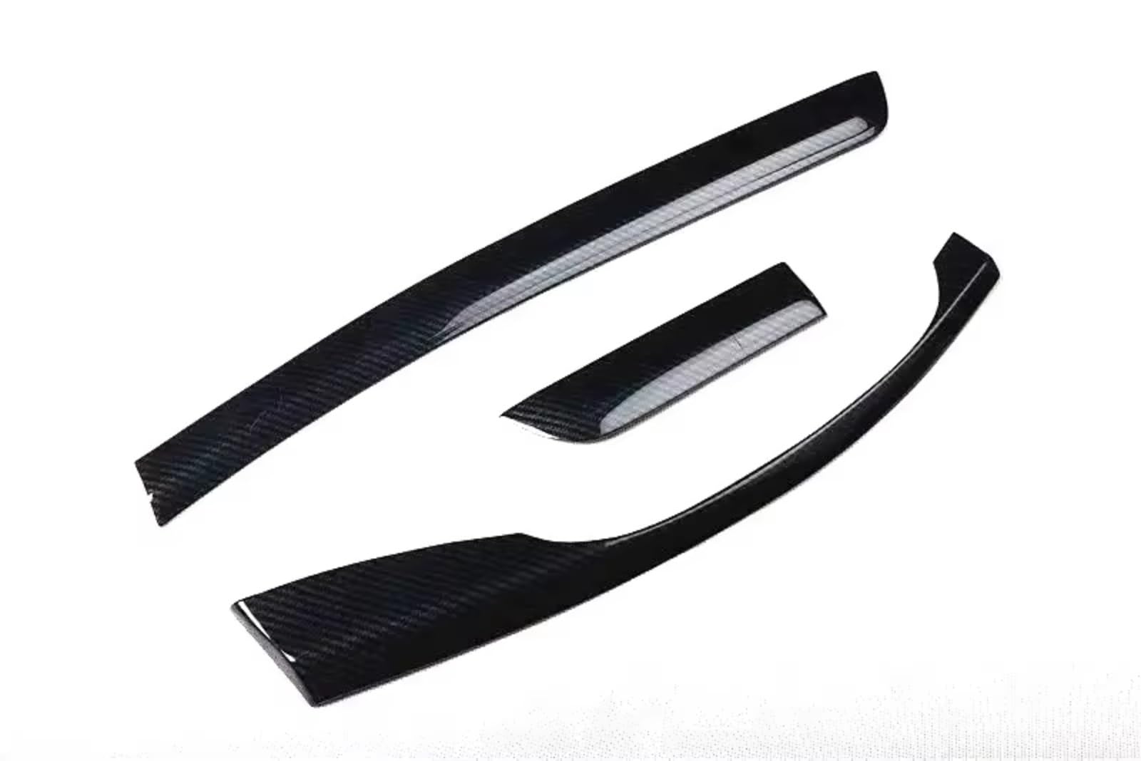 EDSXWUN Aufkleber Getriebeabdeckung Kompatibel Mit CRV 2012 2013 2014 2 Stück Auto-Dekorationsaufkleber Imitation Carbonfaser-Lenkrad-Air-Center-Konsolenpanel(Without Start) von EDSXWUN