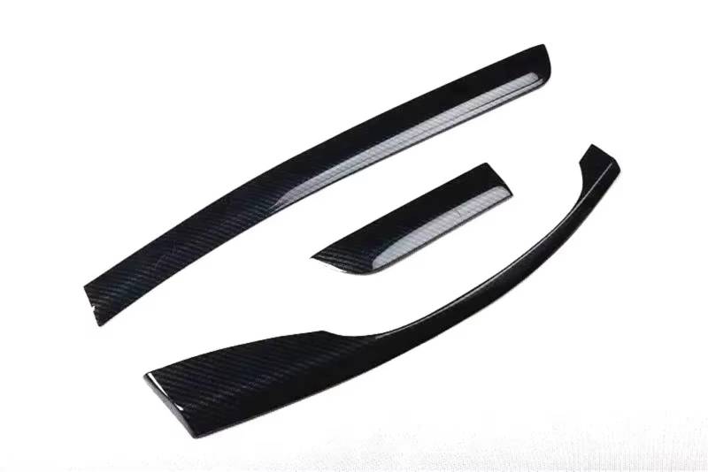 EDSXWUN Aufkleber Getriebeabdeckung Kompatibel Mit CRV 2012 2013 2014 2 Stück Auto-Dekorationsaufkleber Imitation Carbonfaser-Lenkrad-Air-Center-Konsolenpanel(Without Start) von EDSXWUN