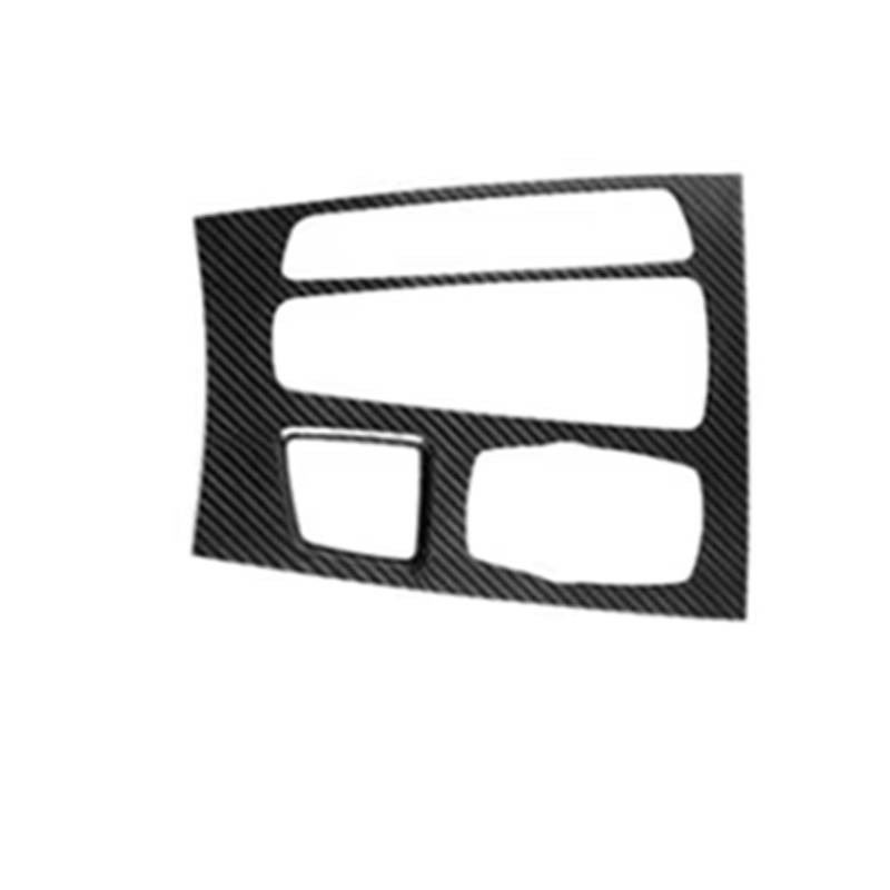 EDSXWUN Aufkleber Getriebeabdeckung Kompatibel Mit Für X5 X6 F15 F16 2014 2015 2016 2017 2018 2-teiliges Fiber-Center-Konsolenpanel Innentürstreifenverkleidung(Shift Knob Panel) von EDSXWUN