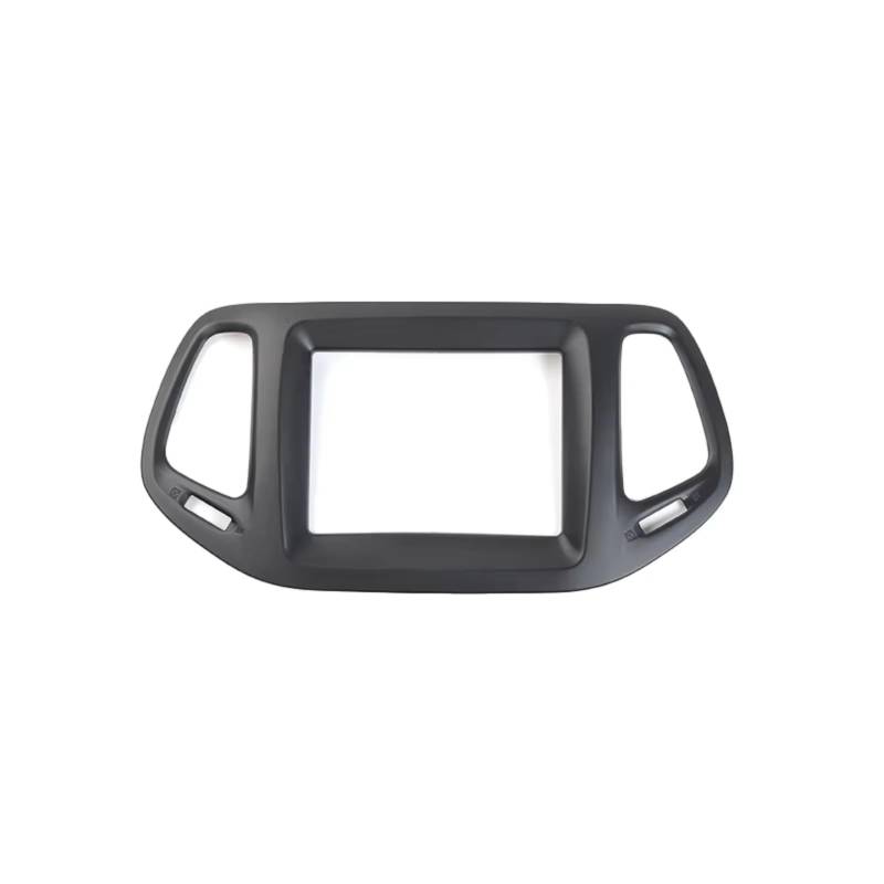 EDSXWUN Aufkleber Getriebeabdeckung Kompatibel Mit Jeep Für Compass 2017 2018 2019 2020 Innenausstattung Mittelkonsole Navigationspanel Dekoration Abdeckung Autozubehör(Matte Black) von EDSXWUN