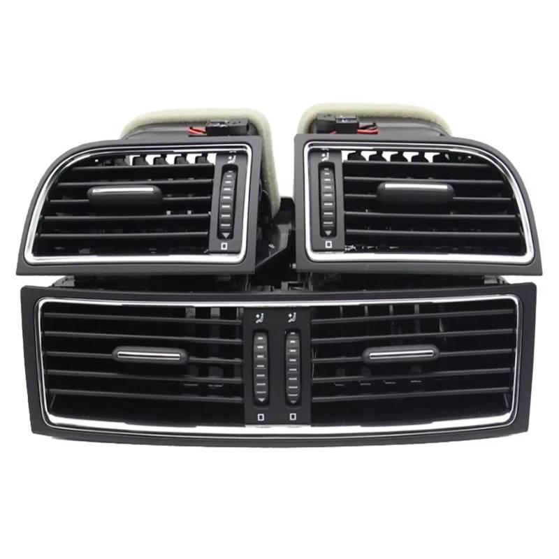 EDSXWUN Aufkleber Getriebeabdeckung Kompatibel Mit Skoda Für Superb 2 3T B6 2008 2009 2011 2012 2014 1/3 Stück Links Und Rechts Dekorative Paneele Für Die Mittelkonsole 3T0819702(1 SET-3PCS) von EDSXWUN