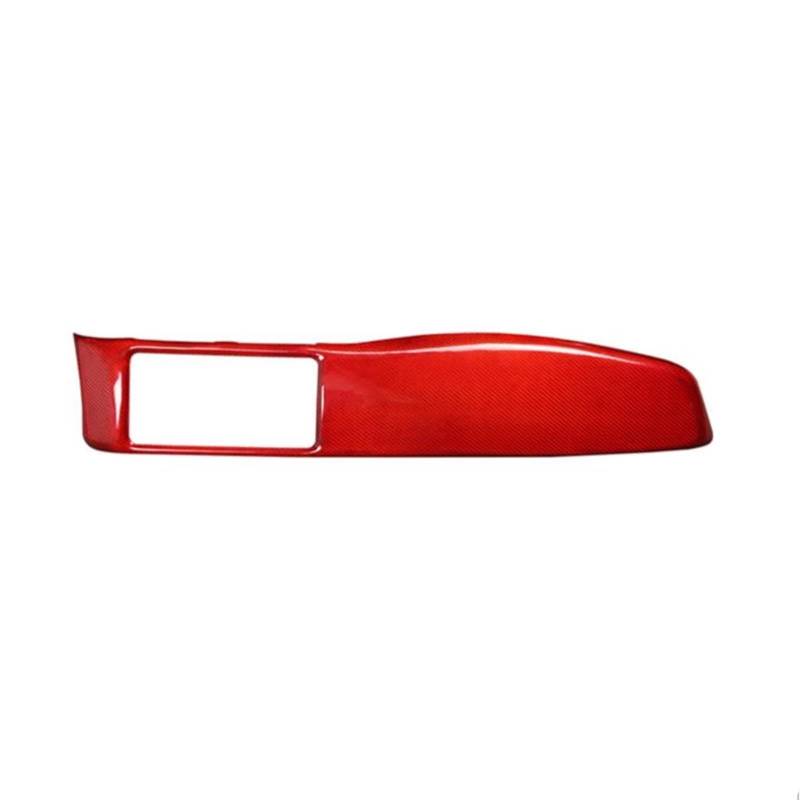EDSXWUN Aufkleber Getriebeabdeckung Kompatibel Mit Subaru Für BRZ 2013 2014 2015 2016 2017 2018 2019 2020 1 Stück Armaturenbrett-Panel-Abdeckung Frontplatten-Aufkleberrahmen(Red) von EDSXWUN