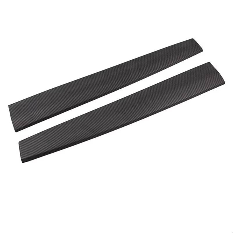 EDSXWUN Aufkleber Getriebeabdeckung Kompatibel Mit Tesla Für Model 3 2017 2018 2019 2020 2 Stück Links Und Rechts Zubehör Für Die Mittelkonsole des Armaturenbretts(Carbon Matte Black) von EDSXWUN