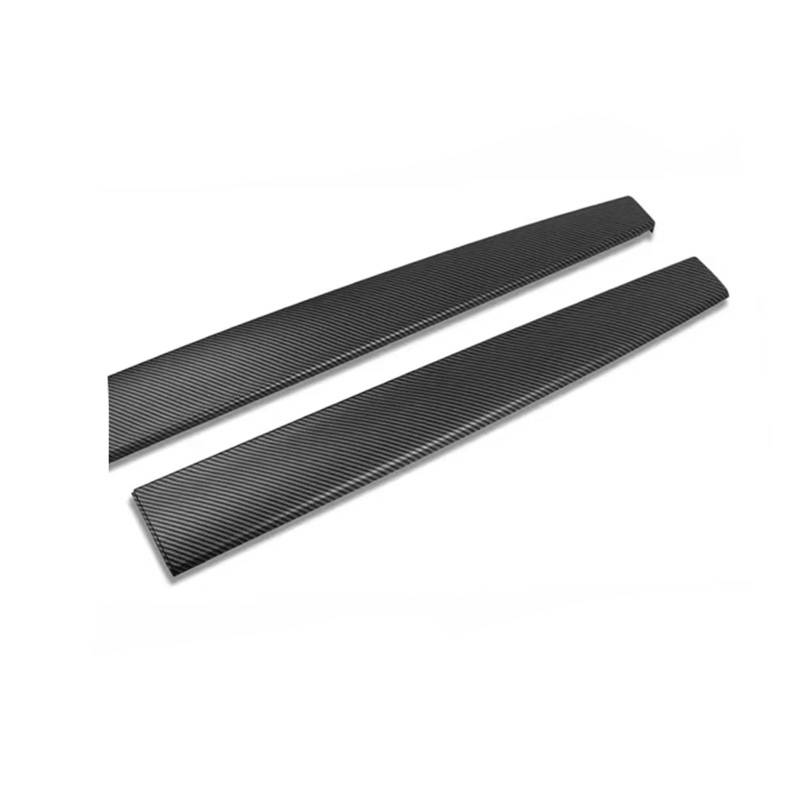 EDSXWUN Aufkleber Getriebeabdeckung Kompatibel Mit Tesla Für Model 3 2021 2022 2023 2 Stück, Linke Und Rechte Mittelkonsolenverkleidung Dekorabdeckung Mittelkonsolenornamente(Front Matte Carbon) von EDSXWUN