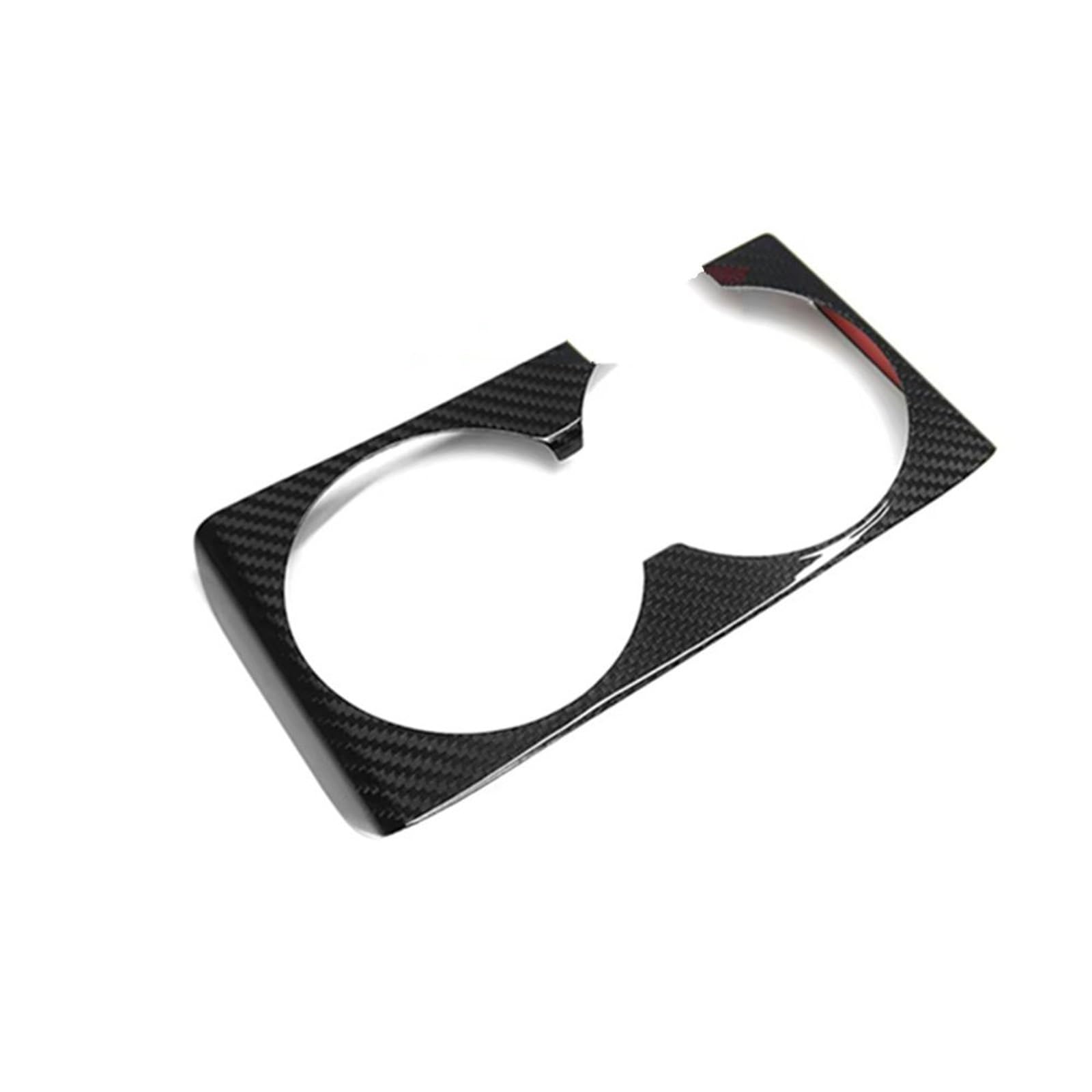 EDSXWUN Aufkleber Getriebeabdeckung Kompatibel Mit Tesla Für Model 3 2024 2025 1 Stück Autoinnenraum-Mittelkonsole Vorder- Und Rücksitz-Wasserbecher-Panel Zubehör(Rear Cup Glossy) von EDSXWUN
