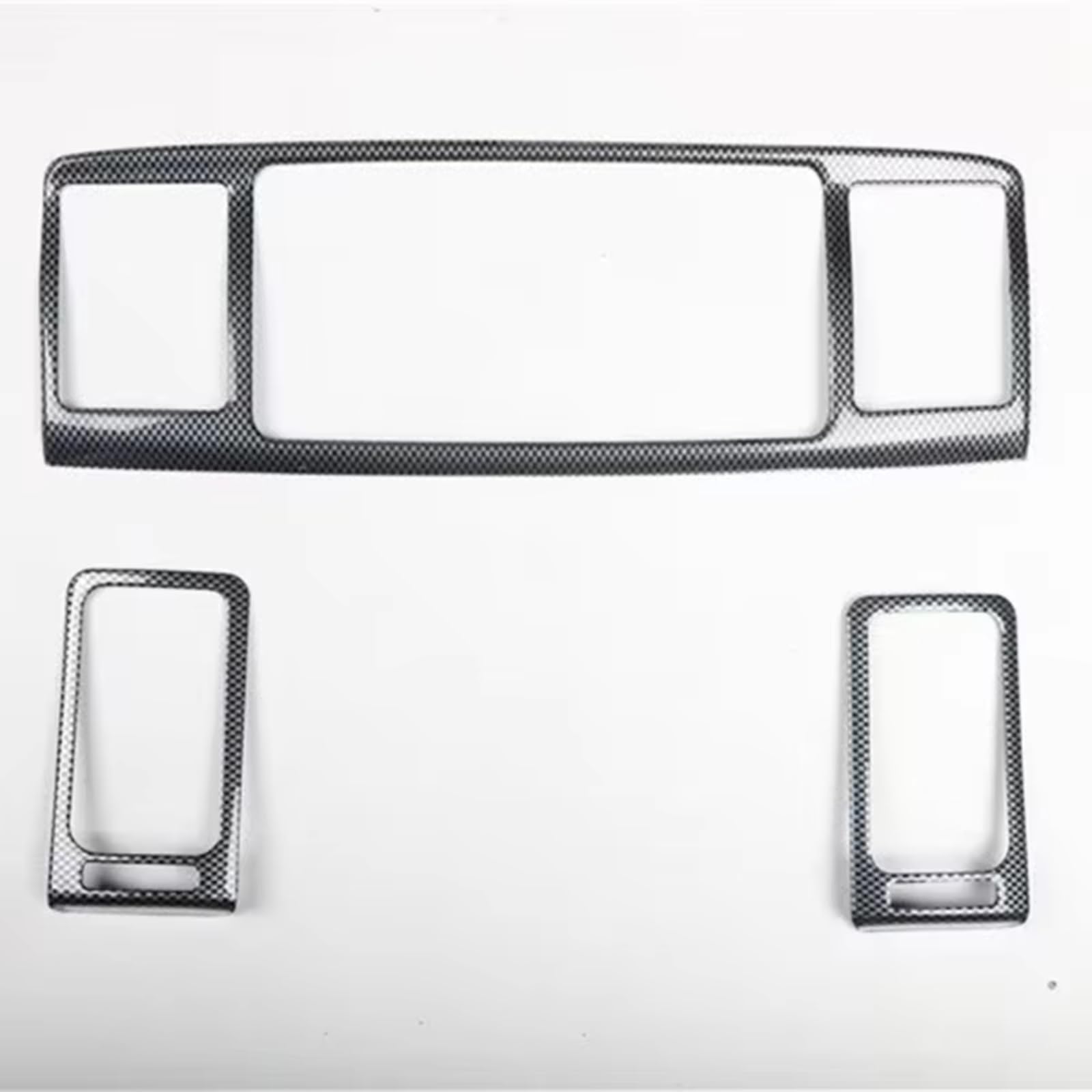 EDSXWUN Aufkleber Getriebeabdeckung Kompatibel Mit Toyota Für Corolla 2004 2005 2006 3-teiliges Armaturenbrett Seitliche Mittelkonsole Luftauslass-Entlüftungsblende Abdeckung(A) von EDSXWUN