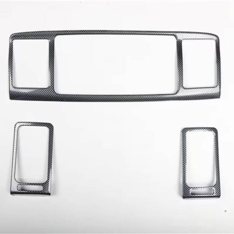 EDSXWUN Aufkleber Getriebeabdeckung Kompatibel Mit Toyota Für Corolla 2004 2005 2006 3-teiliges Armaturenbrett Seitliche Mittelkonsole Luftauslass-Entlüftungsblende Abdeckung(A) von EDSXWUN