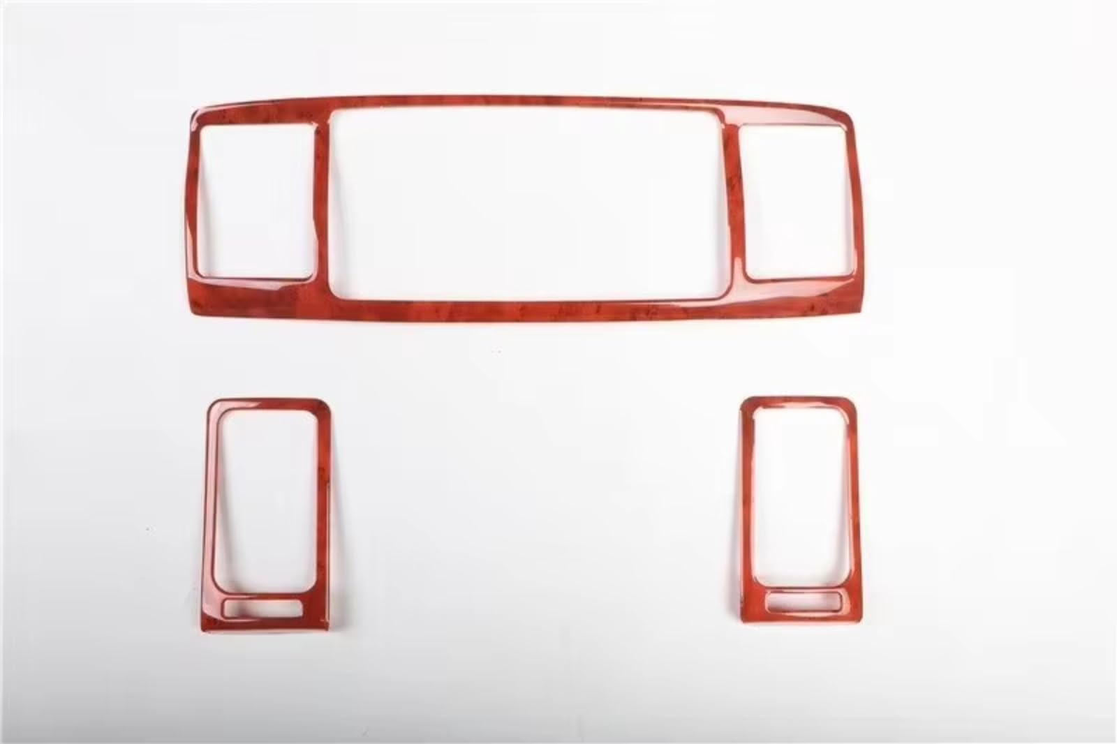 EDSXWUN Aufkleber Getriebeabdeckung Kompatibel Mit Toyota Für Corolla 2004 2005 2006 3-teiliges Armaturenbrett Seitliche Mittelkonsole Luftauslass-Entlüftungsblende Abdeckung(B) von EDSXWUN