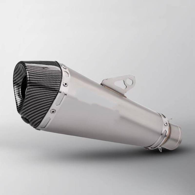 EDSXWUN Motorradauspuff Kompatibel Mit Für Z400 Für ZX4R Universal-Motorrad-Schalldämpfer-Auspuffrohr Motorrad-Zubehör Auspuffrohr(Type D) von EDSXWUN