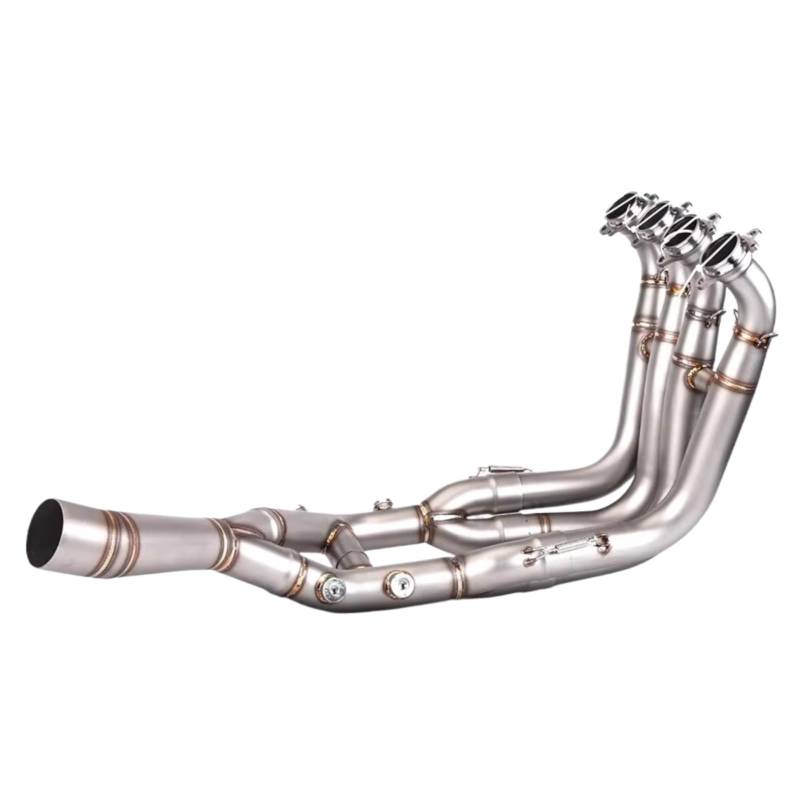EDSXWUN Motorradauspuff Kompatibel Mit S1000R 2021 2022 Motorradauspuff-Vorderteil-Verbindungsrohr Modifizieren Sie Das Motorradauspuffrohr 60mm Schalldämpfer von EDSXWUN