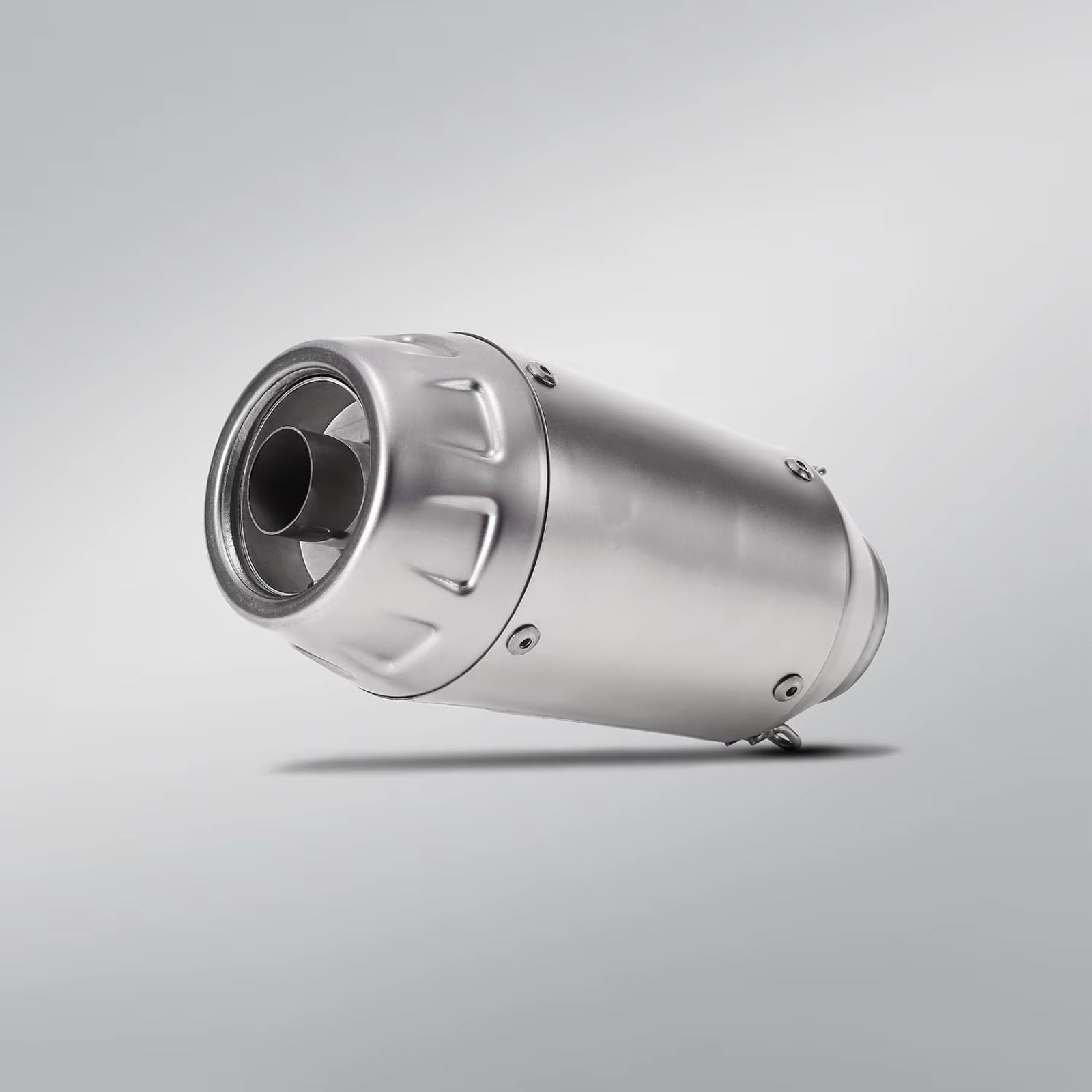 EDSXWUN Motorradauspuff Kompatibel Mit Suzuki Für GSXR150 Motorradzubehör 51MM Motorradauspuff Schalldämpfer Universal Modifiziertes Roller-Endrohr(Type B) von EDSXWUN