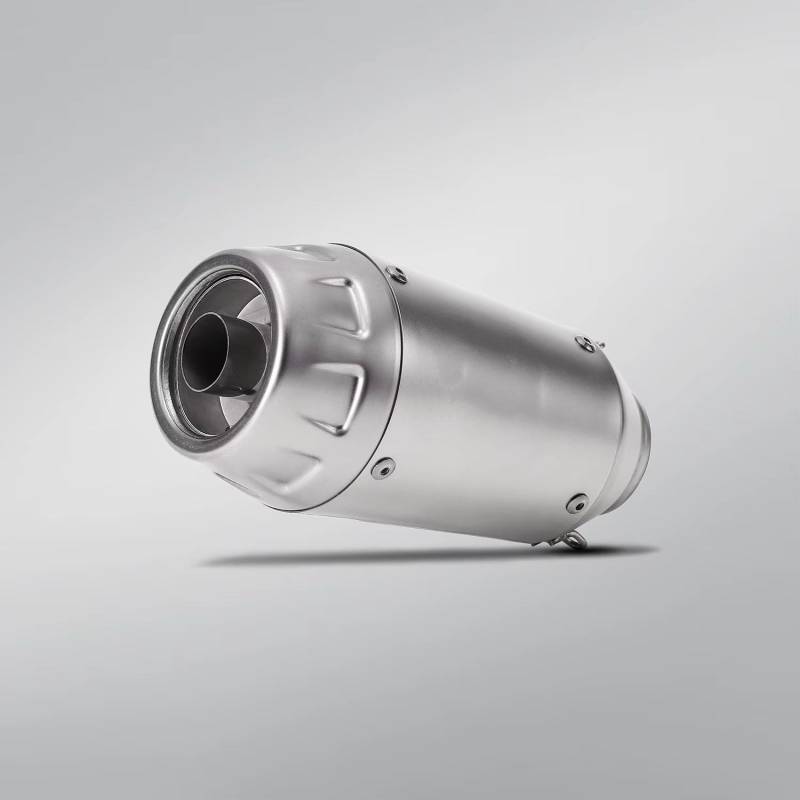 EDSXWUN Motorradauspuff Kompatibel Mit Suzuki Für GSXR150 Motorradzubehör 51MM Motorradauspuff Schalldämpfer Universal Modifiziertes Roller-Endrohr(Type B) von EDSXWUN