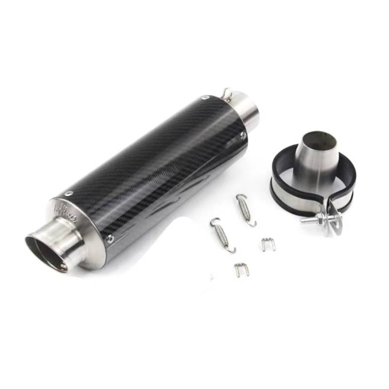 EDSXWUN Motorradauspuff Kompatibel Mit Suzuki Für Sv650 Motorradzubehör 51MM Auspuffrohr Motorrad Auspuff Schalldämpfer Rohr(Type B) von EDSXWUN