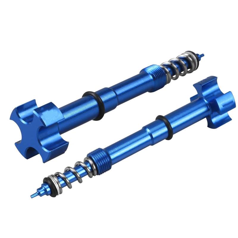EDSXWUN Schraubensatz Motorrad Für CRF250R Für CRF250X 2004-2009 2PCS Mischung Vergaser Einstellschraube Motorrad Verkleidung Für Bolzen Sortiment Kit(Blue) von EDSXWUN