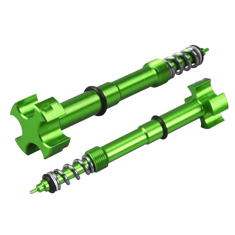 EDSXWUN Schraubensatz Motorrad Für CRF250R Für CRF250X 2004-2009 2PCS Mischung Vergaser Einstellschraube Motorrad Verkleidung Für Bolzen Sortiment Kit(Green) von EDSXWUN