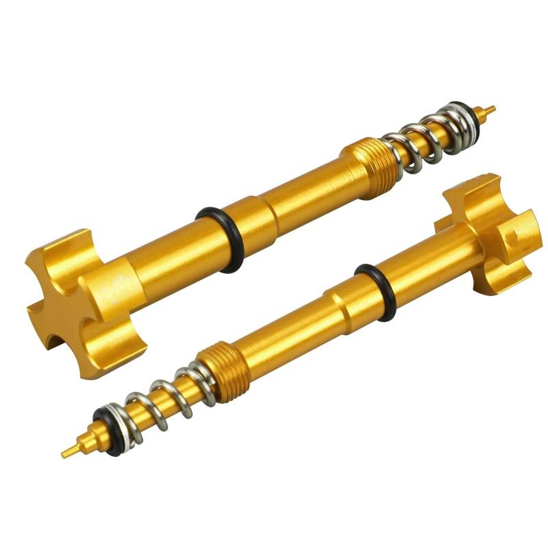 EDSXWUN Schraubensatz Motorrad Für CRF250R Für CRF250X 2004-2009 2PCS Mischung Vergaser Einstellschraube Motorrad Verkleidung Für Bolzen Sortiment Kit(Yellow) von EDSXWUN