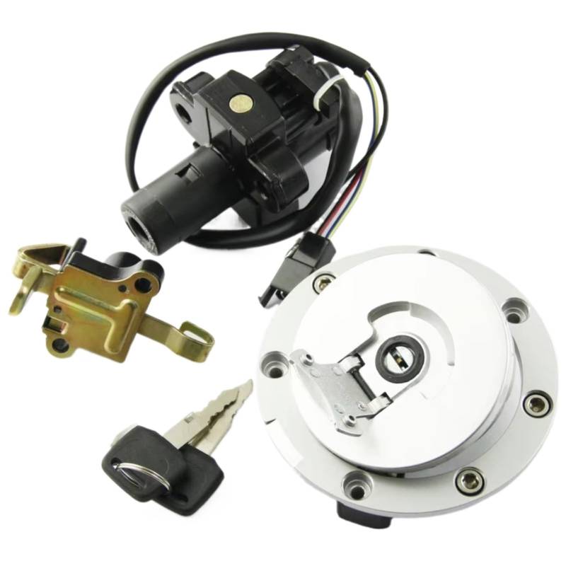 EDSXWUN Zündschloss Schalter Für CB-1 Für CB400F 1989 1990 1991 Für CB1000F 1993 1994 1995 1996 1997 Motorrad Für Gas Zündschloss Schloss Mit Schlüssel Kit von EDSXWUN