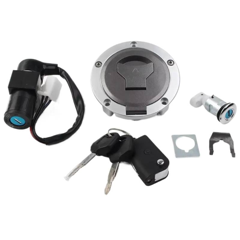 EDSXWUN Zündschloss Schalter Für Grom Für MSX125 Für Motrac M2 M3 Für Skyteam M3 2016 Motorrad Zündschloss Gas Kappe Key Lock Set Motorrad Zubehör von EDSXWUN