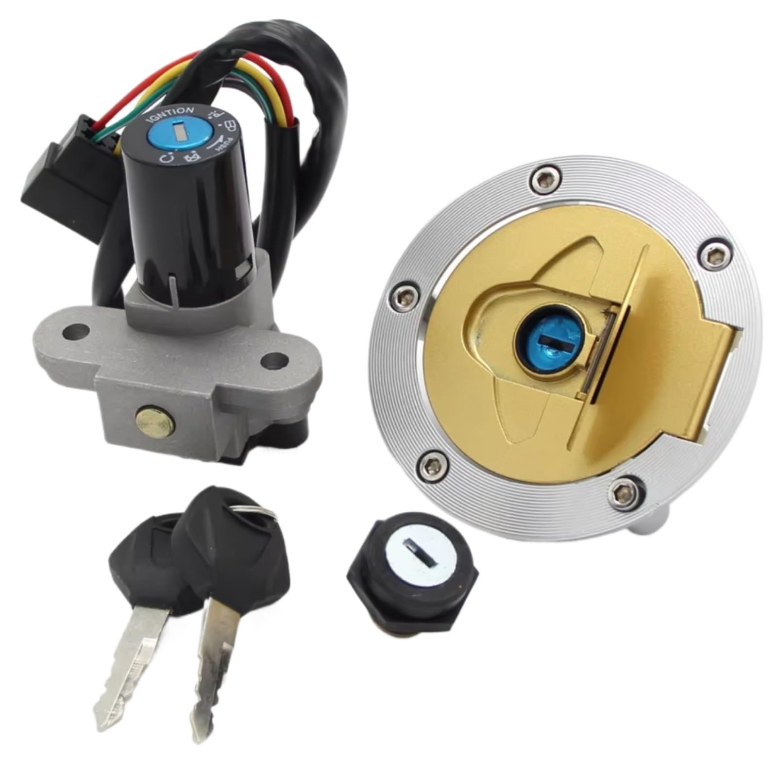 EDSXWUN Zündschloss Schalter Kompatibel Mit Ducati Für 916ST4 1994–2000 Für 916SP 1994–1996 Für 996SPS 1997–1998 Motorrad-Zündschlüssel-Sperrschalter-Set EDSXWUN Zündschloss Schalter Kompatibel Mit Ducati Für 916ST4 1994–2000 Für 916SP 1994–1996 Für 996SPS 1997–1998 Motorrad-Zündschlüssel-Sperrschalter-Set von EDSXWUN