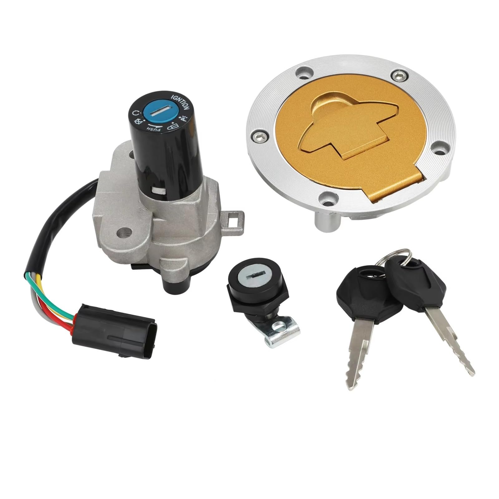 EDSXWUN Zündschloss Schalter Kompatibel Mit Ducati Für ST4S 2002 Für ST3 2003-2007 Für 1098 2008-2013 Motorrad-Zündschlossschloss Für Tankdeckelschlüsselsatz EDSXWUN Zündschloss Schalter Kompatibel Mit Ducati Für ST4S 2002 Für ST3 2003-2007 Für 1098 2008-2013 Motorrad-Zündschlossschloss Für Tankdeckelschlüsselsatz von EDSXWUN