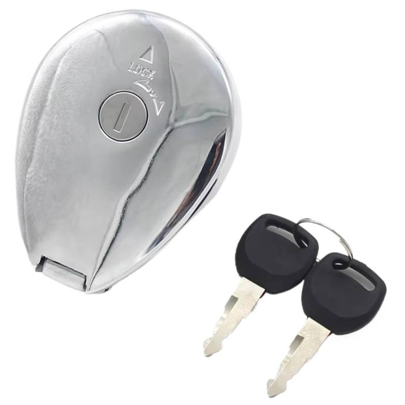 EDSXWUN Zündschloss Schalter Kompatibel Mit EN400 1990–1994 Für EN500 1990–1996 Für ZL400 Für Eliminator 400LX 1988–1990 Motorrad-Zündschloss-Sperrtank von EDSXWUN