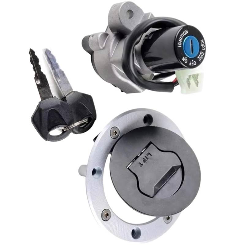 EDSXWUN Zündschloss Schalter Kompatibel Mit Suzuki Für GSF1200 Für Bandit 1200 2006 Für GSF1250 Für Bandit 1250 2007-2011 Motorrad-Zündschalter Für Tankdeckelschloss von EDSXWUN