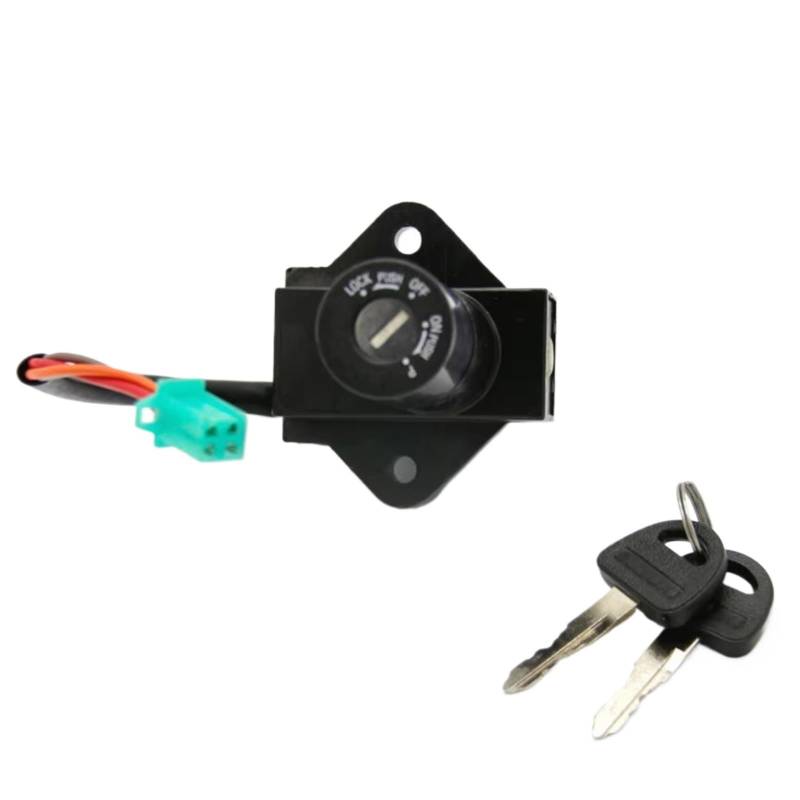 EDSXWUN Zündschloss Schalter Kompatibel Mit Suzuki Für GSX400 E/S 1982–1987 Für GSX400 FE Für Katana 1981–1983 Für GSX400E 1983–1987 Motorrad-Zündschlüssel-Set von EDSXWUN