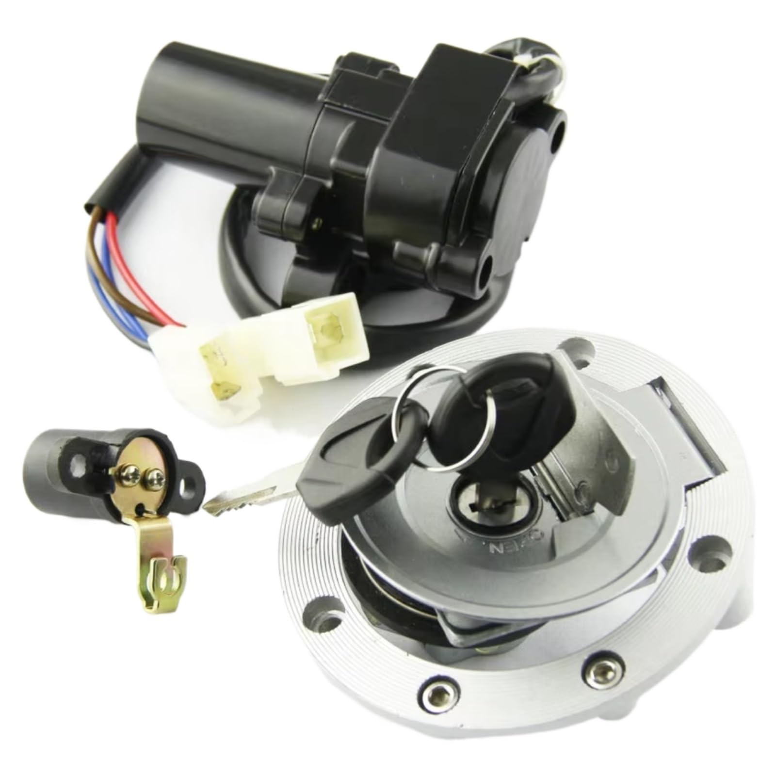 EDSXWUN Zündschloss Schalter Kompatibel Mit Yamaha Für XVS1300A Für V-Star 2007–2009 2011–2015 Für XVS1300A Für V-Star 2007–2014 Zündschlüssel-Sperrschalter-Set Motorradschlüssel-Set EDSXWUN Zündschloss Schalter Kompatibel Mit Yamaha Für XVS1300A Für V-Star 2007–2009 2011–2015 Für XVS1300A Für V-Star 2007–2014 Zündschlüssel-Sperrschalter-Set Motorradschlüssel-Set von EDSXWUN