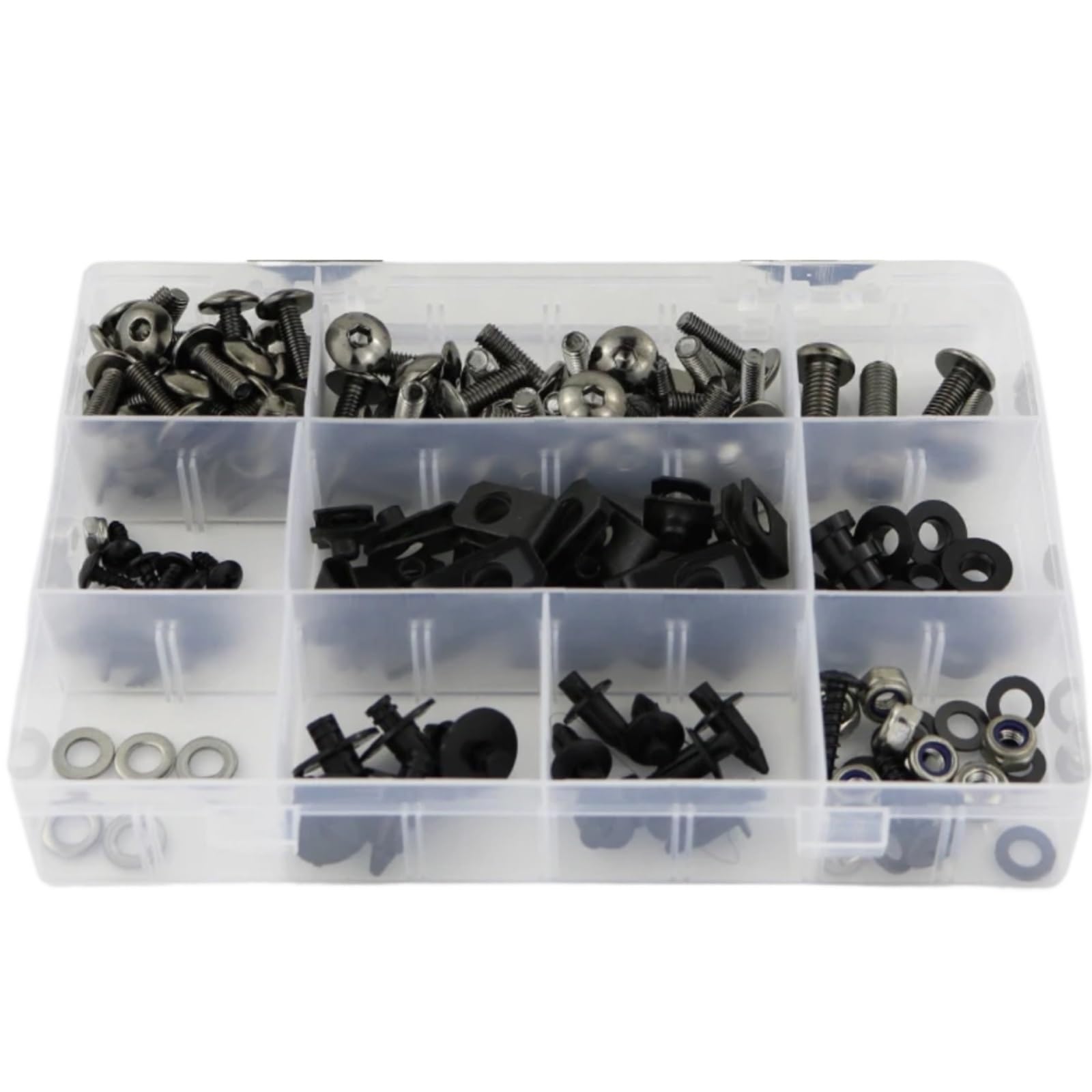 Schraubensatz Motorrad Für ST1100 1990–2002 Komplettes Komplettes VerkleidungsschraubenAbdeckung Karosserie-Schrauben Schrauben Für Geschwindigkeitsmuttern Motorrad-Batterie-Anschlussschrauben(Multi-c Schraubensatz Motorrad Für ST1100 1990–2002 Komplettes Komplettes VerkleidungsschraubenAbdeckung Karosserie-Schrauben Schrauben Für Geschwindigkeitsmuttern Motorrad-Batterie-Anschlussschrauben(Multi-c von EDSXWUN