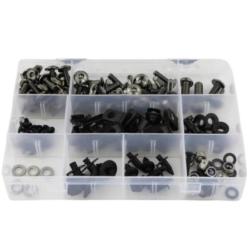 Schraubensatz Motorrad Für ST1100 1990–2002 Komplettes Komplettes VerkleidungsschraubenAbdeckung Karosserie-Schrauben Schrauben Für Geschwindigkeitsmuttern Motorrad-Batterie-Anschlussschrauben(Multi-c von EDSXWUN