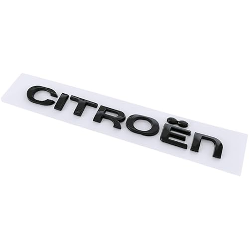 Auto Emblem für Citroen C2 2003-2009, ABS Abzeichen Hauben Dekoration Zeichen Autoaufkleber Logo Styling Dekorationsaufkleber Zubehör,Black von EEASSA