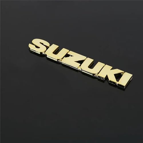 Auto Emblem für Suzuki Ignis 2016-2023, ABS Abzeichen Hauben Dekoration Zeichen Autoaufkleber Logo Styling Dekorationsaufkleber Zubehör,Gold von EEASSA