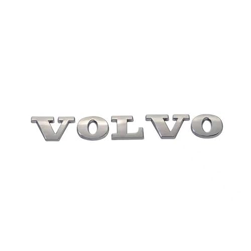 Auto Emblem für Volvo V70 2007-2016, ABS Abzeichen Hauben Dekoration Zeichen Autoaufkleber Logo Styling Dekorationsaufkleber Zubehör,Silver von EEASSA