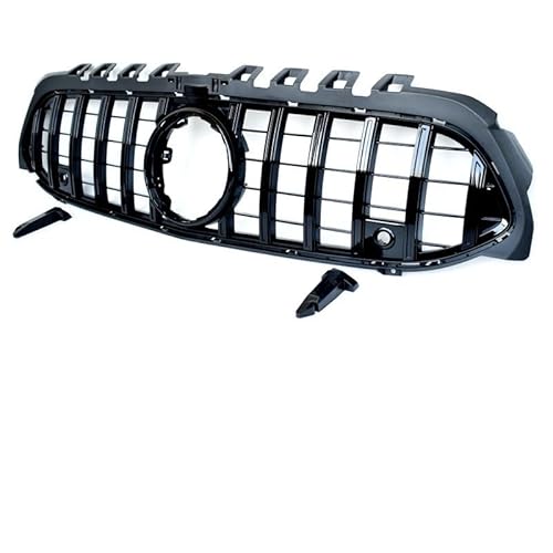 Auto-Frontgrill Für Merced&es 2019-2021 A-Klasse W177 Fließheck & V177 Limousine & A35 AMG GTR Style Frontstoßstangengrill (Color : Black) von EEASSA