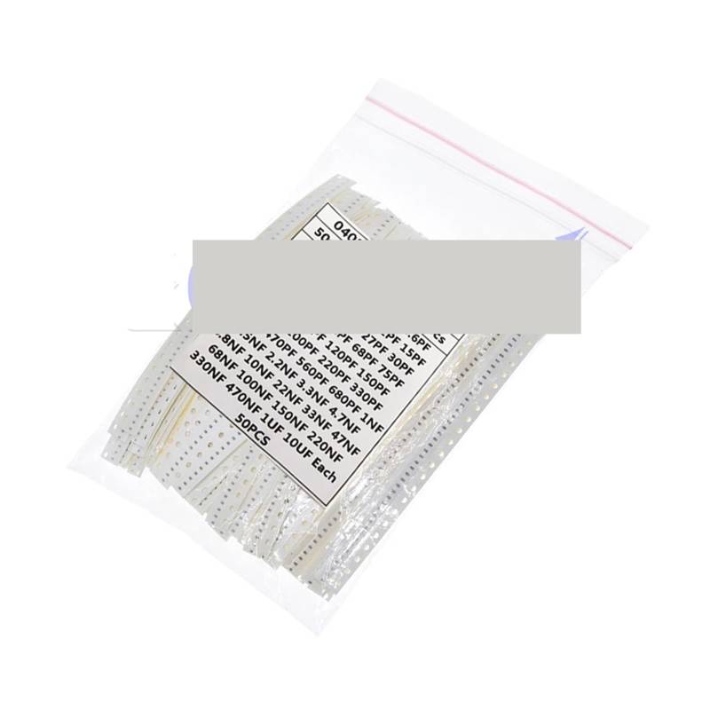 0402 SMD Ceramic Capacitor Assorted Kit 1pF~10uF 50values*50PCS=2500PCS Chip Ceramic Capacitor EFDSVUHE von EFDSVUHE