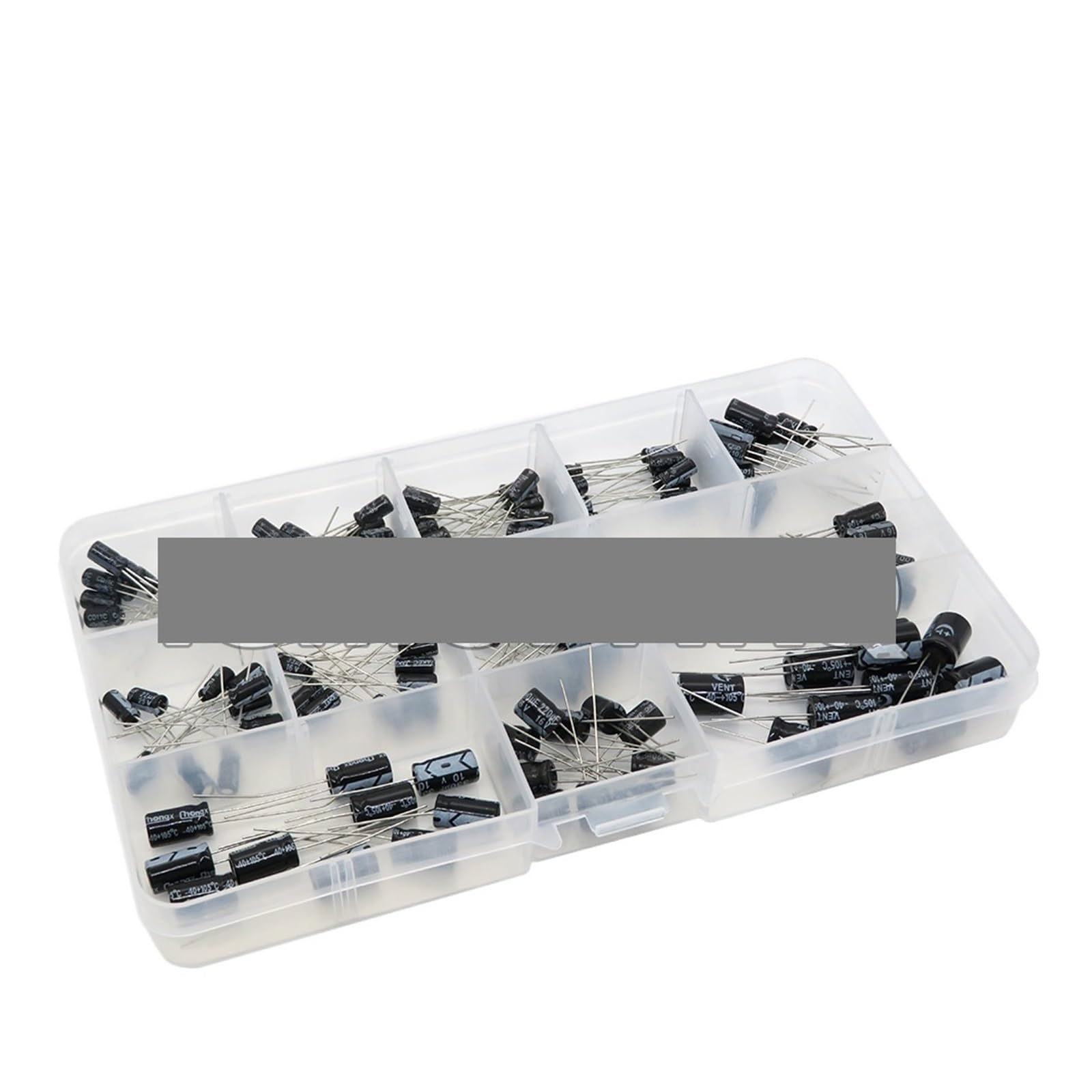 120PCS/lot 12values 1uF-470uF DIP Aluminum Electrolytic Capacitor Assortment Kit 16V-50V electrolytic capacitors assortment box EFDSVUHE von EFDSVUHE