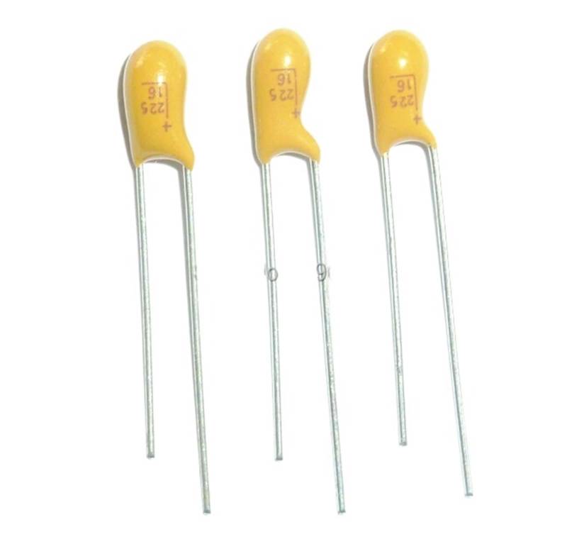200pcs Tantalum capacitor 2.2uF 16V 225 16V2.2uF DIP Radial EFDSVUHE von EFDSVUHE