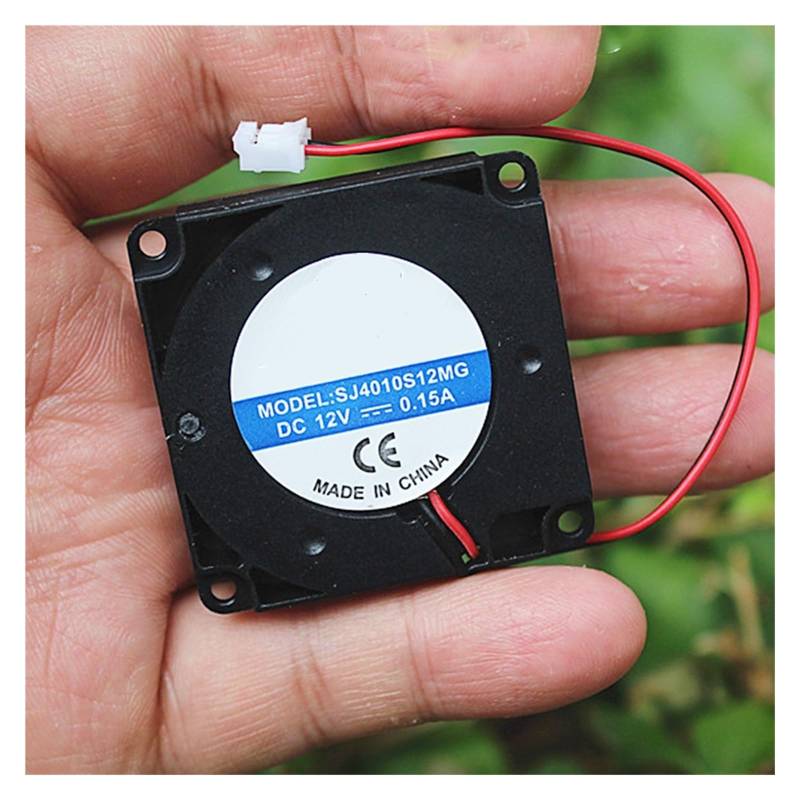 2PCS 4010 40mm 1.7W DC 6V 12V 2Pin Brushless Small Power Chassis radiator 40mmx10mm cooling exhaust fan small cooler EFDSVUHE von EFDSVUHE