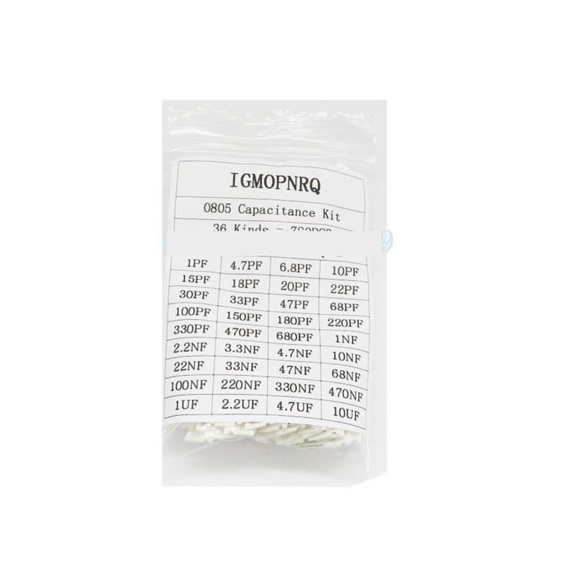 36values*20pcs=720pcs 0805 SMD Capacitor assorted kit 1pF~10uF component diy samples kit EFDSVUHE von EFDSVUHE