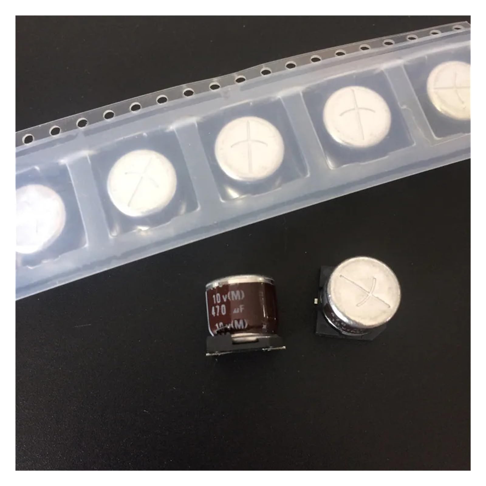 50pcs 470uF 10V RVJ series 10x10mm 10V470uF Chip type SMD Electrolytic Capacitor EFDSVUHE von EFDSVUHE