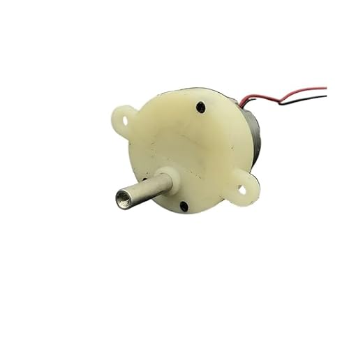 DC 3V 5V 6V 5RPM Slow Speed Reducer 300 Turbo Worm Gear electronic starter 32mm Gearbox Threaded shaft 18mm long shaft DIY Toy Model EFDSVUHE von EFDSVUHE