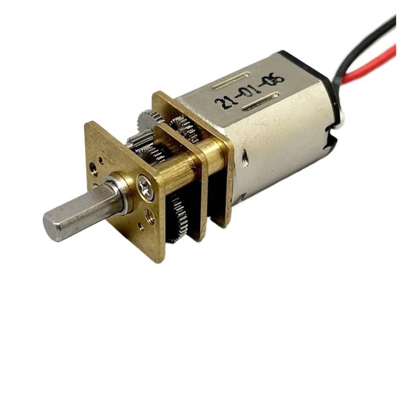 DC 3V-6V N20 Gear electronic starter 7mm D Shaft All Metal Gear Precision Reduction electronic starter Reduction electronic starter Low Noise 18RPM-36RPM EFDSVUHE von EFDSVUHE