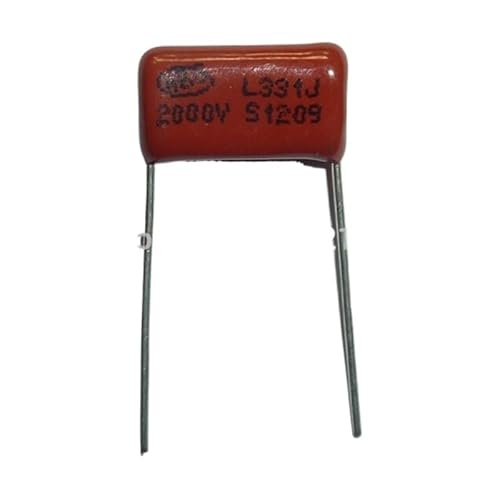 EFDSVUHE 20pcs CBB Capacitor 331 2000V 331J 2KV 330pF 0.33nF P15 CBB81 Metallized Polypropylene Film Capacitor von EFDSVUHE